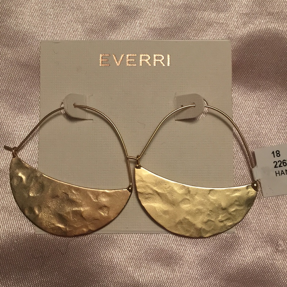 Boho hoop earrings
